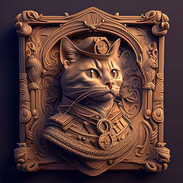 3D model st Napoleon cat (STL)
